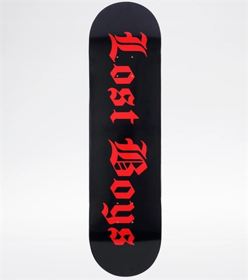 Lost Boys Skateboard Red Logo Black